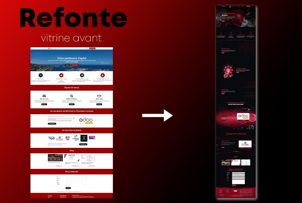 Refonte du site de Digital Techno