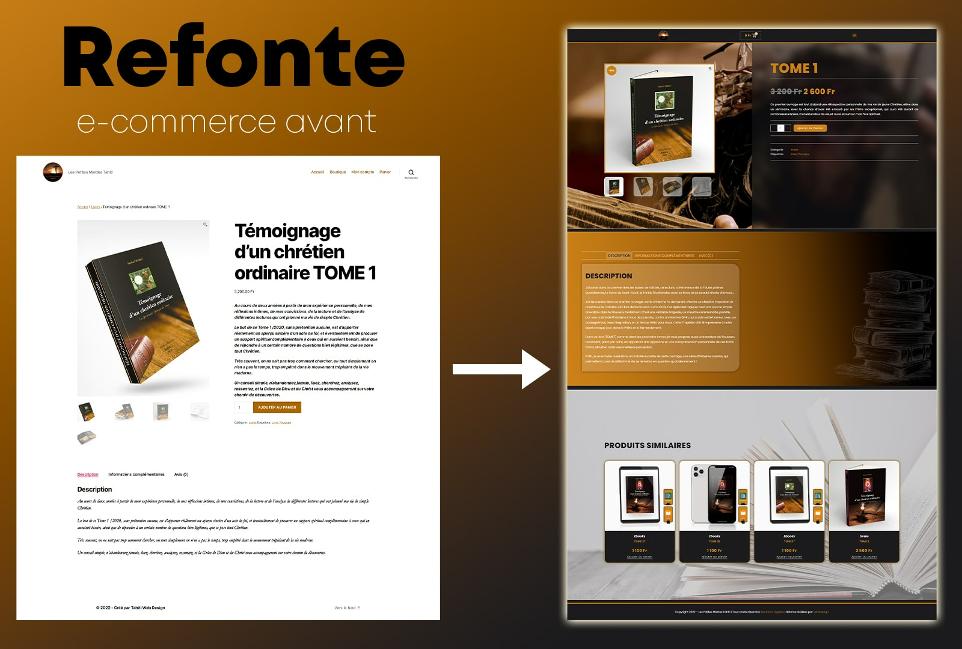 Refonte site e-commerce